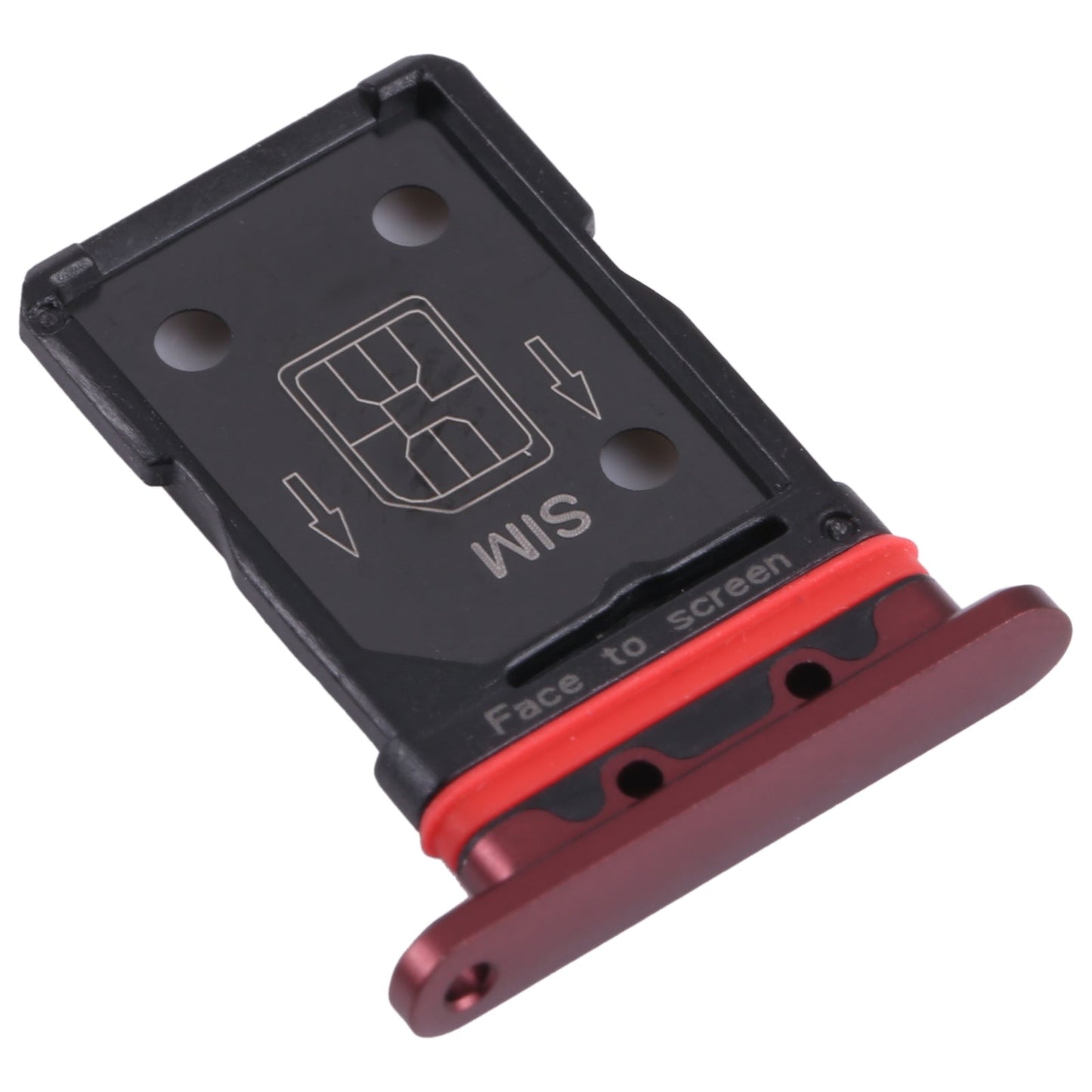 For OPPO Realme X50 Pro 5G  SIM Card Tray (Red)