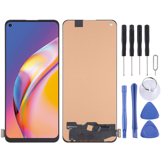 TFT Material LCD Screen and Digitizer Full Assembly, Not Supporting Fingerprint Identification for OPPO A94 5G / A95 5G / A74 4G / Reno6 Lite / Reno7 Z 