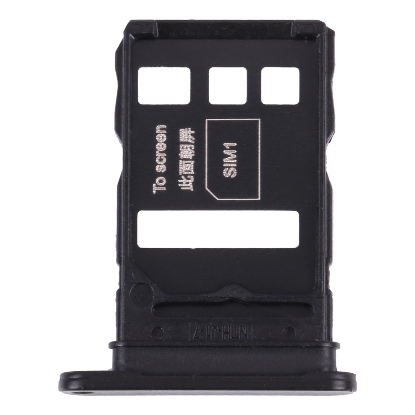 SIM Card Tray + SIM Card Tray for Honor 50 (Black)