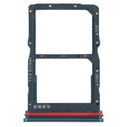 SIM Card Tray + NM Card Tray for Huawei nova 7 SE 5G Youth (Green)