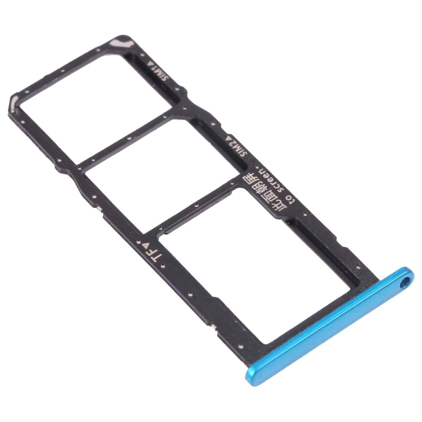 SIM Card Tray + SIM Card Tray + Micro SD Card Tray for Honor 9A(Green)