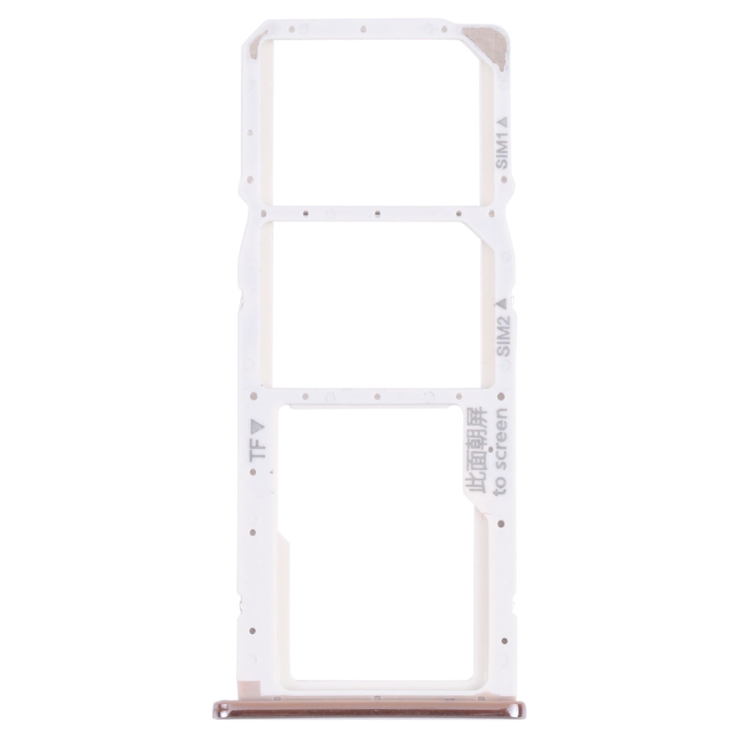SIM Card Tray + SIM Card Tray + Micro SD Card Tray for Huawei Y7 (2018) (Silver)