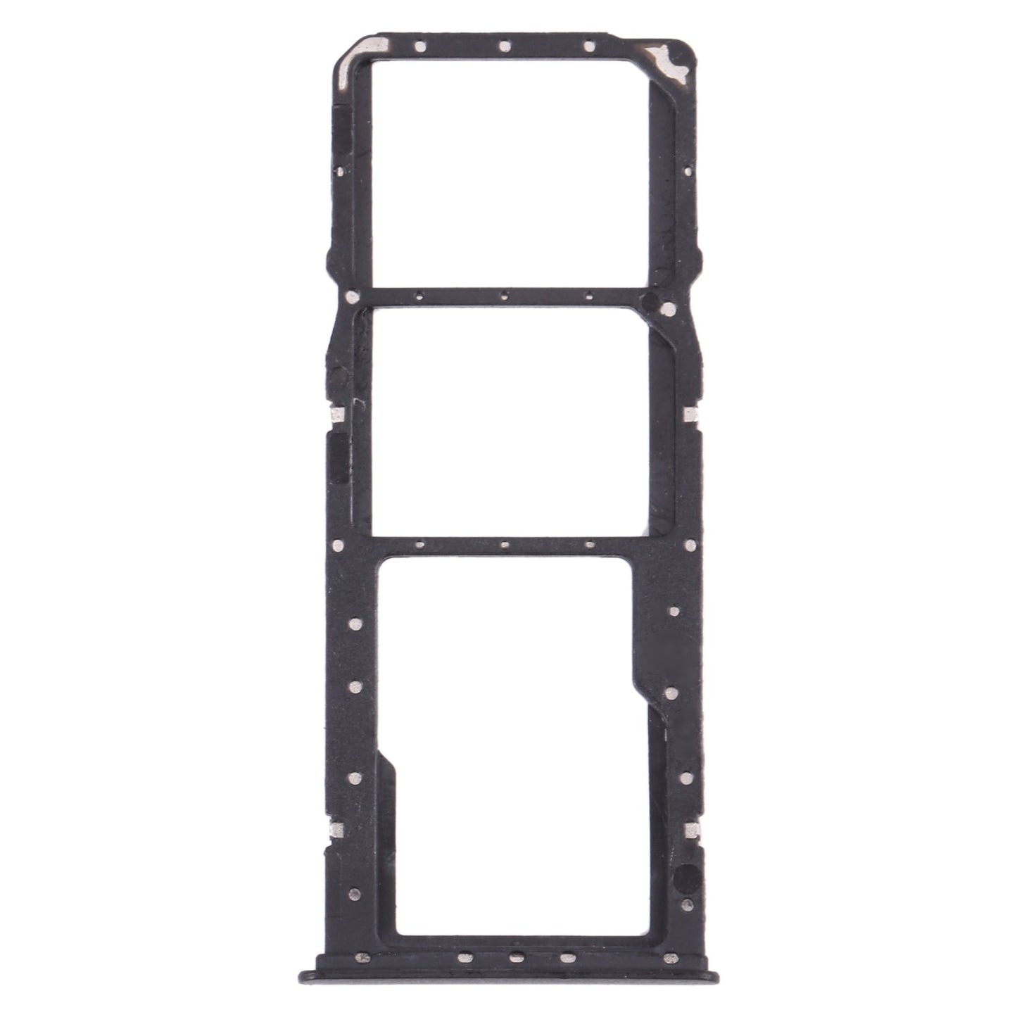 SIM Card Tray + SIM Card Tray + Micro SD Card Tray for Huawei Y9 (2018) (Black)