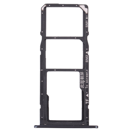 SIM Card Tray + SIM Card Tray + Micro SD Card Tray for Huawei Y6 (2018) (Black)
