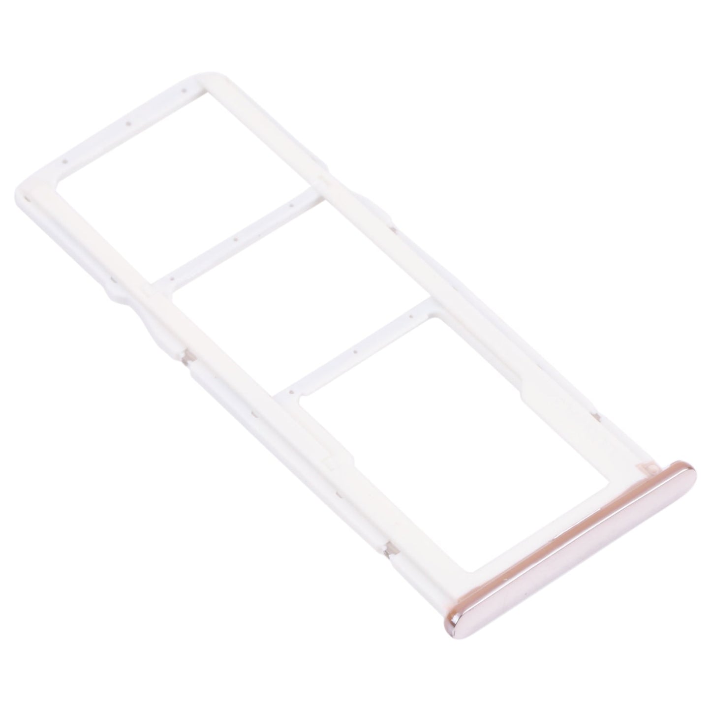 SIM Card Tray + SIM Card Tray + Micro SD Card Tray for Huawei Nova 2 Lite / Y7 Prime (2018) (Silver)