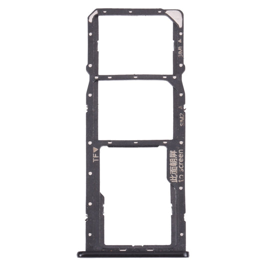 SIM Card Tray + SIM Card Tray + Micro SD Card Tray for Huawei Enjoy 8 (Black)