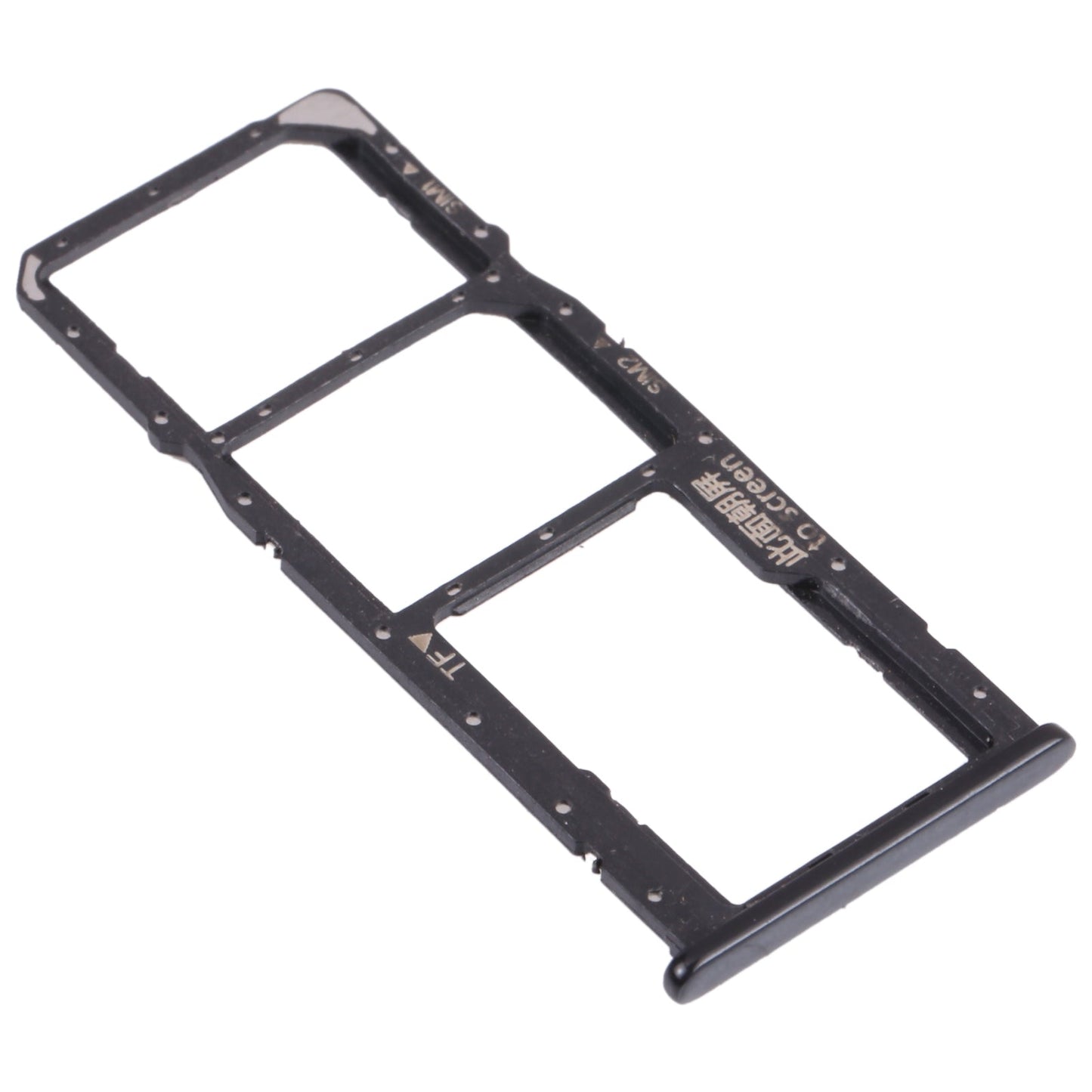 SIM Card Tray + SIM Card Tray + Micro SD Card Tray for Huawei Enjoy 8 (Black)