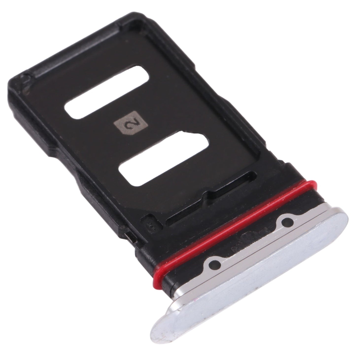 SIM Card Tray + SIM Card Tray for Asus Zenfone 8 ZS590KS (Silver)