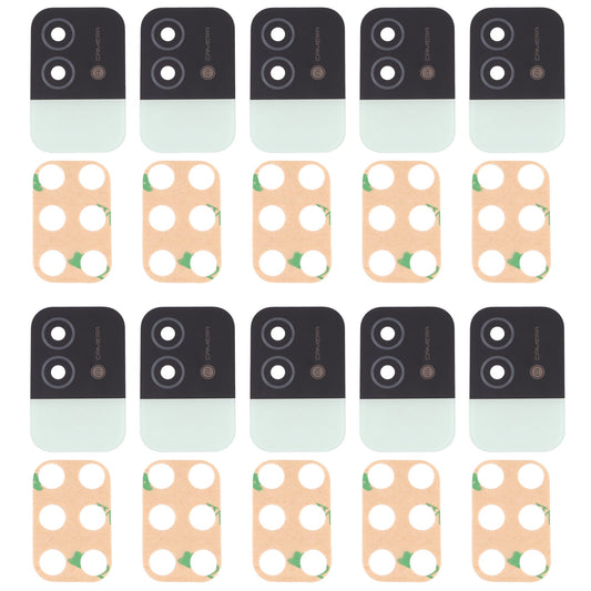 For OPPO Realme Narzo 50i RMX3235 10pcs Back Camera Lens (Green)