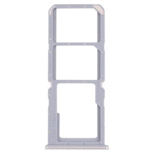 For OPPO A16 / A16S CPH2269 CPH2271  SIM Card Tray + SIM Card Tray + Micro SD Card Tray (Gold)