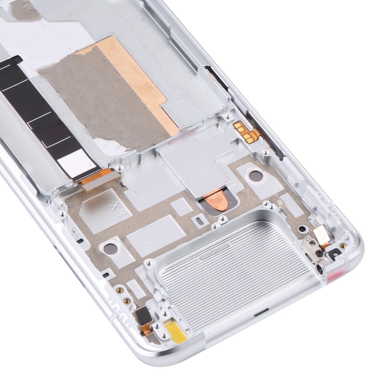 Original LCD Screen for Asus Zenfone 8 Flip ZS672KS Digitizer Full Assembly with Frame?Silver)