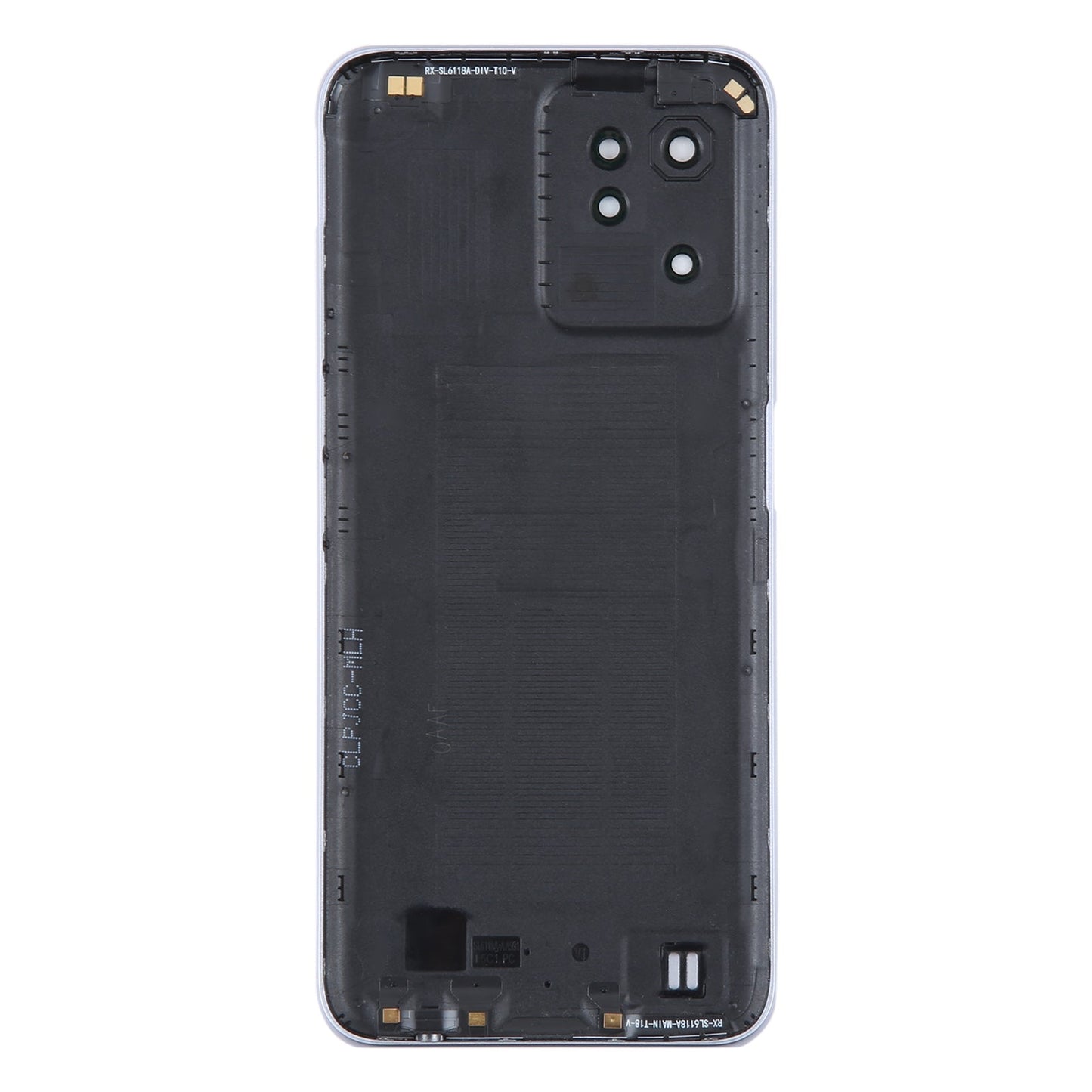 For Realme C31 Original Battery Back Cover with Camera Lens Cover(Purple)