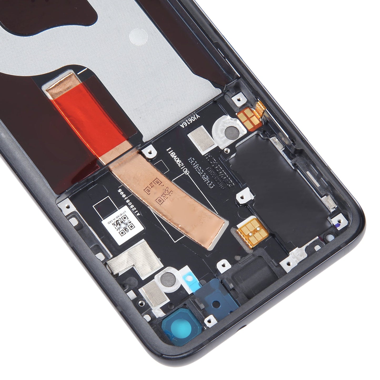 For Asus Zenfone 8 ZS 590KS-2A007EU I006D Middle Frame Bezel Plate (Black)