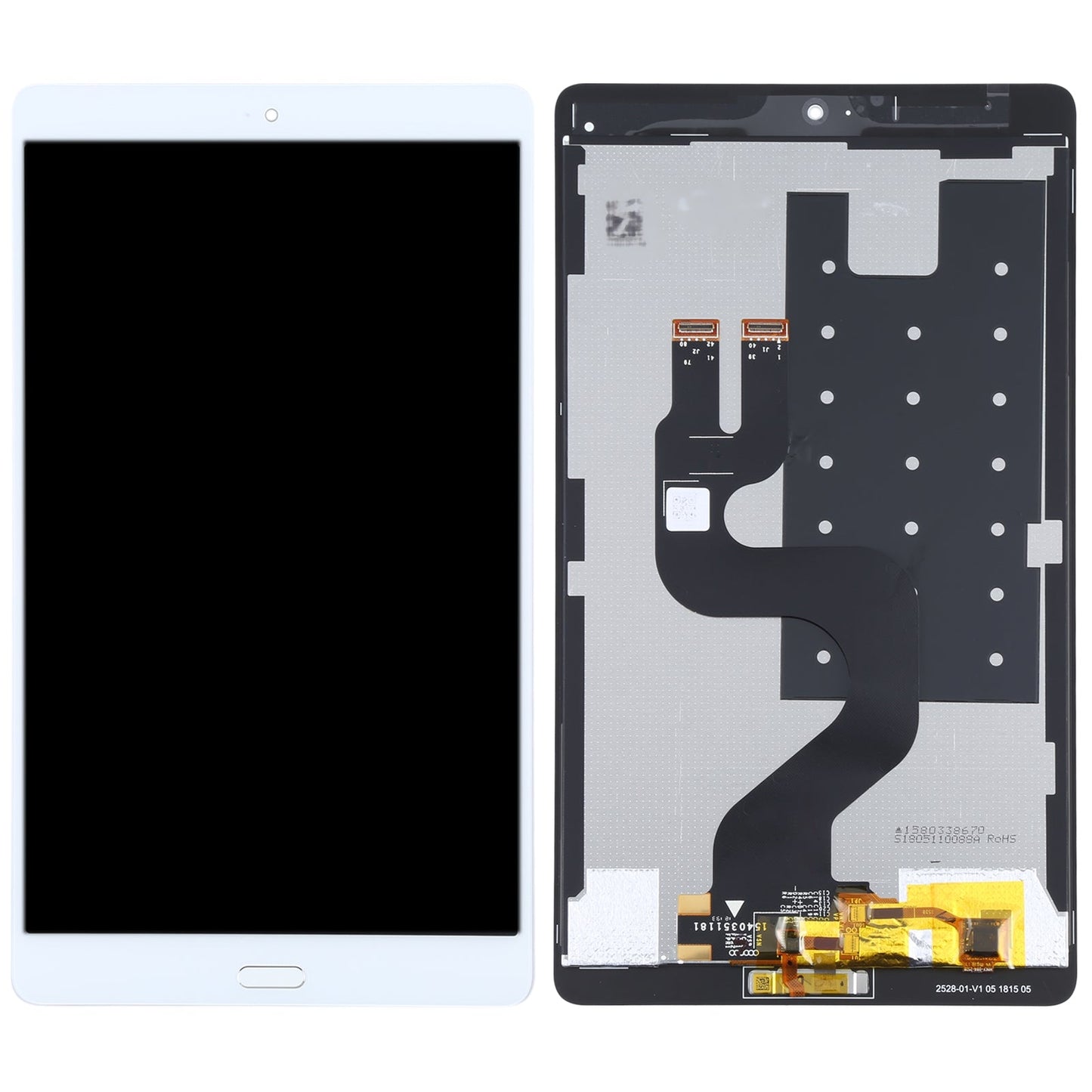 Original LCD Screen for Huawei MediaPad M3 8.4 BTV-W09/BTV-DL09 Digitizer Full Assembly with Fingerprint (White)