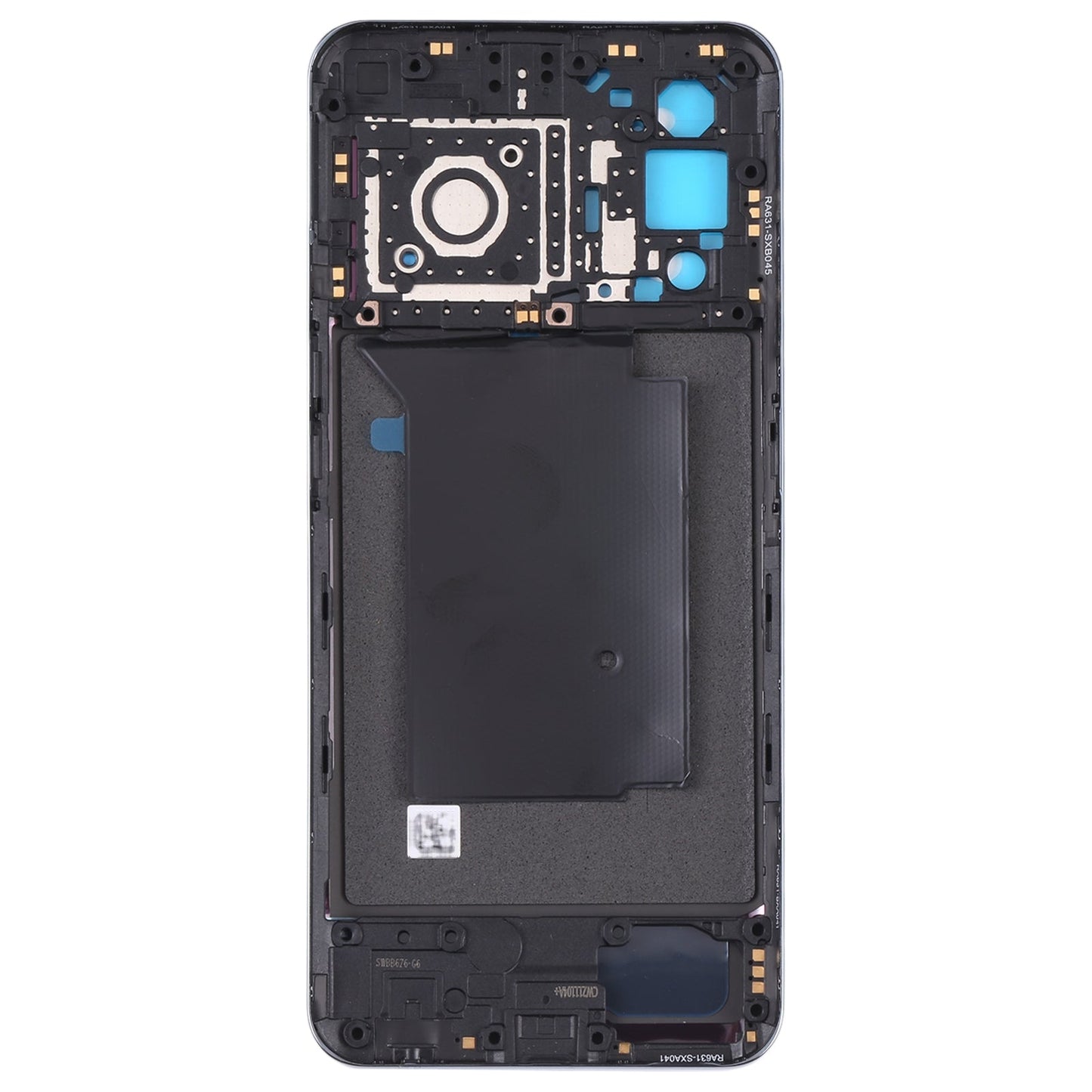 For OPPO Realme Q3 Pro 5G / Realme Q3 Pro Carnival Original Battery Back Cover + Middle Frame (Yellow)