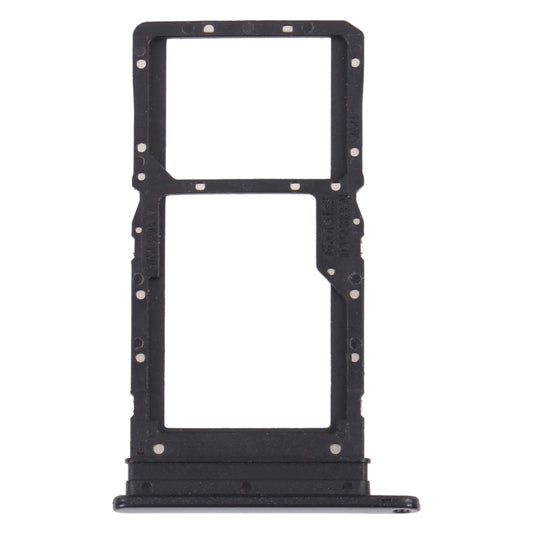 SIM Card Tray + SIM Card Tray / Micro SD Card Tray for Honor Play 30 Plus(Black)