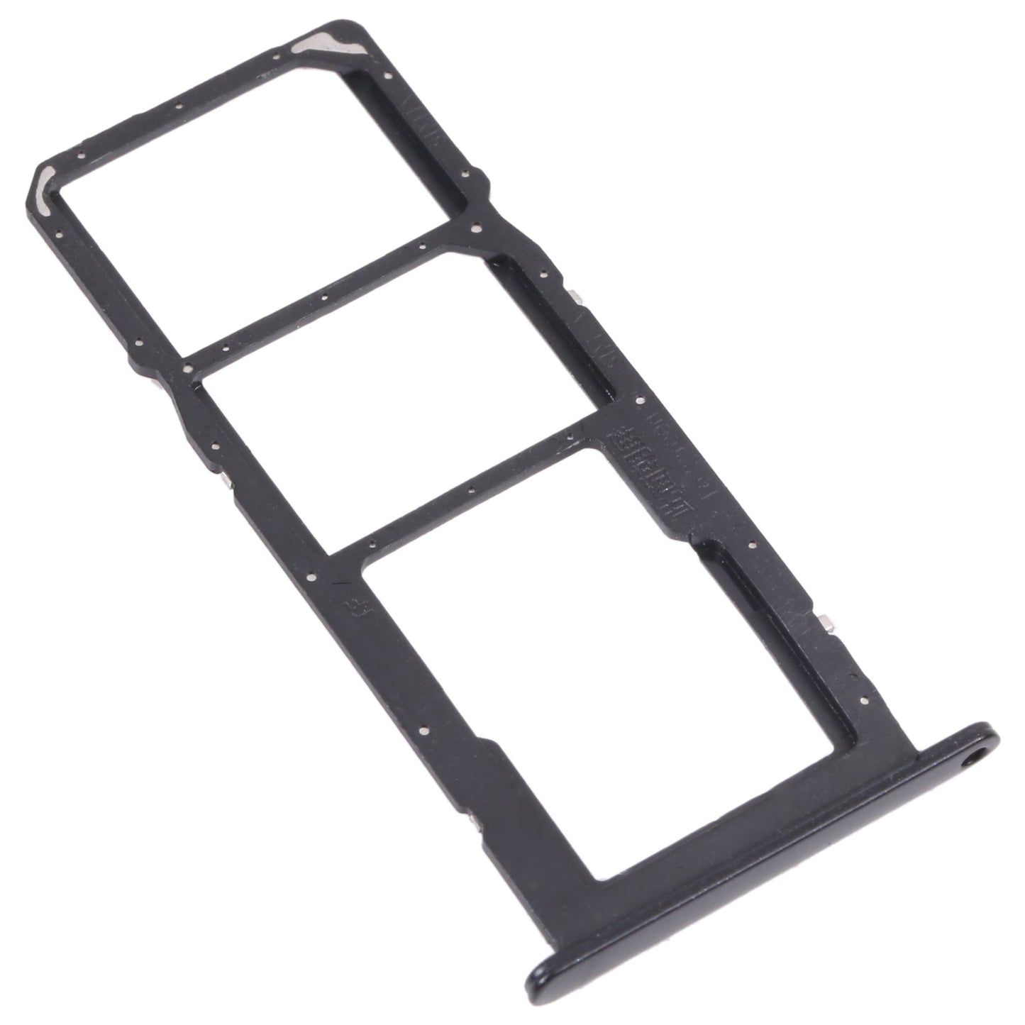SIM Card Tray + SIM Card Tray + Micro SD Card Tray for Honor 20e (Black)