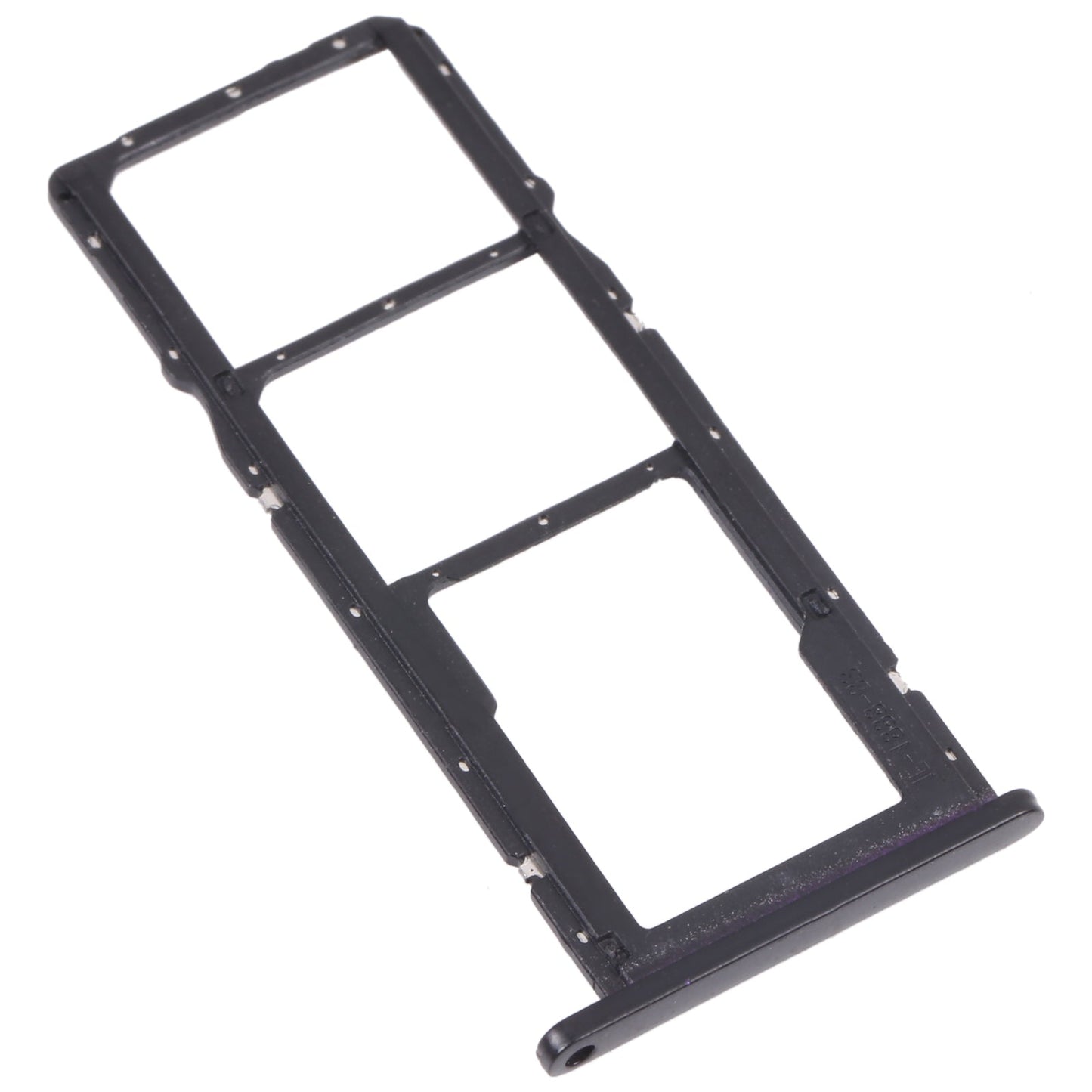 SIM Card Tray + SIM Card Tray / Micro SD Card Tray for Huawei Enjoy 20e (Black)