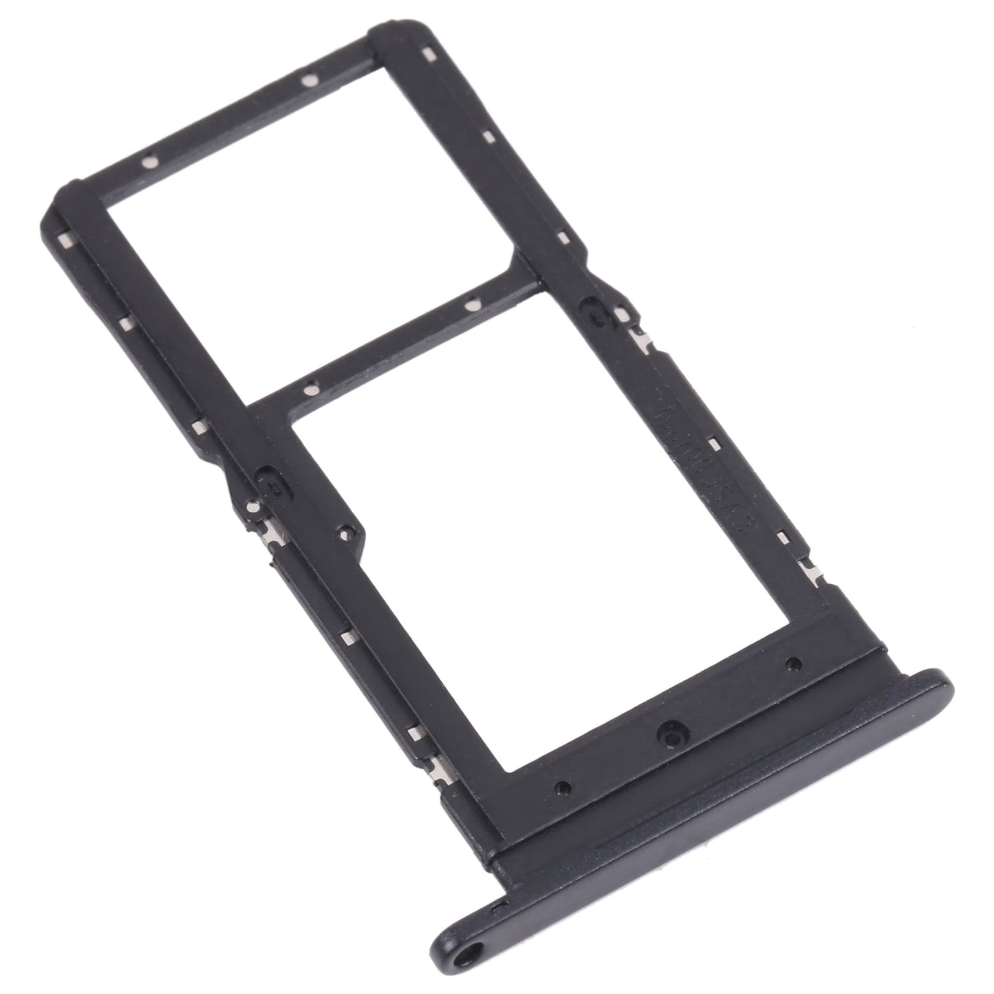SIM Card Tray + SIM Card Tray / Micro SD Card Tray for Huawei Maimang 10 SE (Black)