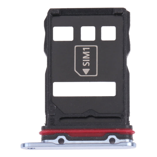 SIM Card Tray + NM Card Tray for Huawei P50 Pro (Blue)