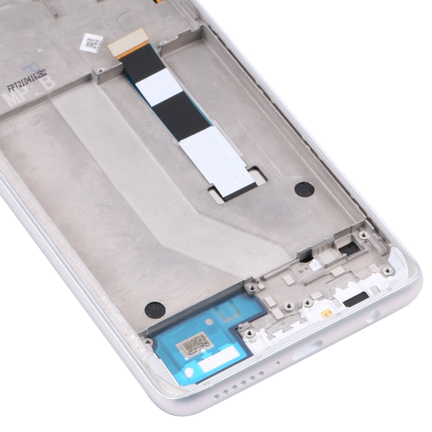 TFT LCD Screen for Motorola Moto G 5G Digitizer Full Assembly with Frame (White)