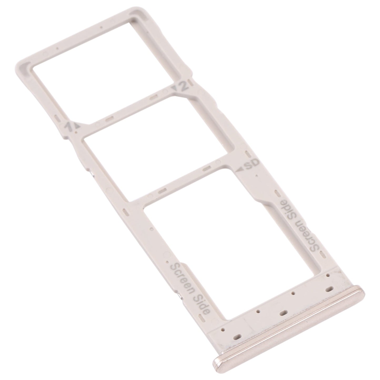 For Tecno Pouvoir 3 Plus LB8 LB8a SIM Card Tray + SIM Card Tray + Micro SD Card Tray (Gold)