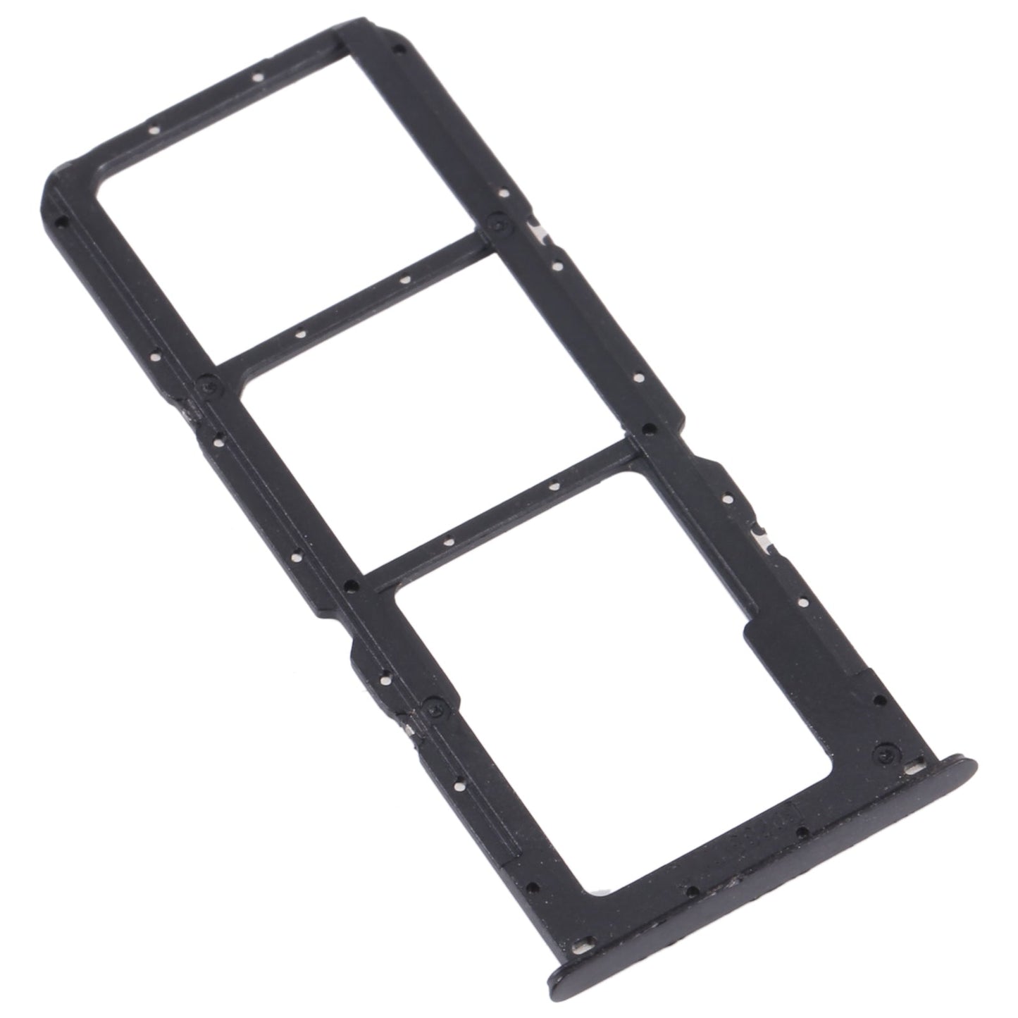 For OPPO A56 5G SIM Card Tray + SIM Card Tray + Micro SD Card Tray (Black)