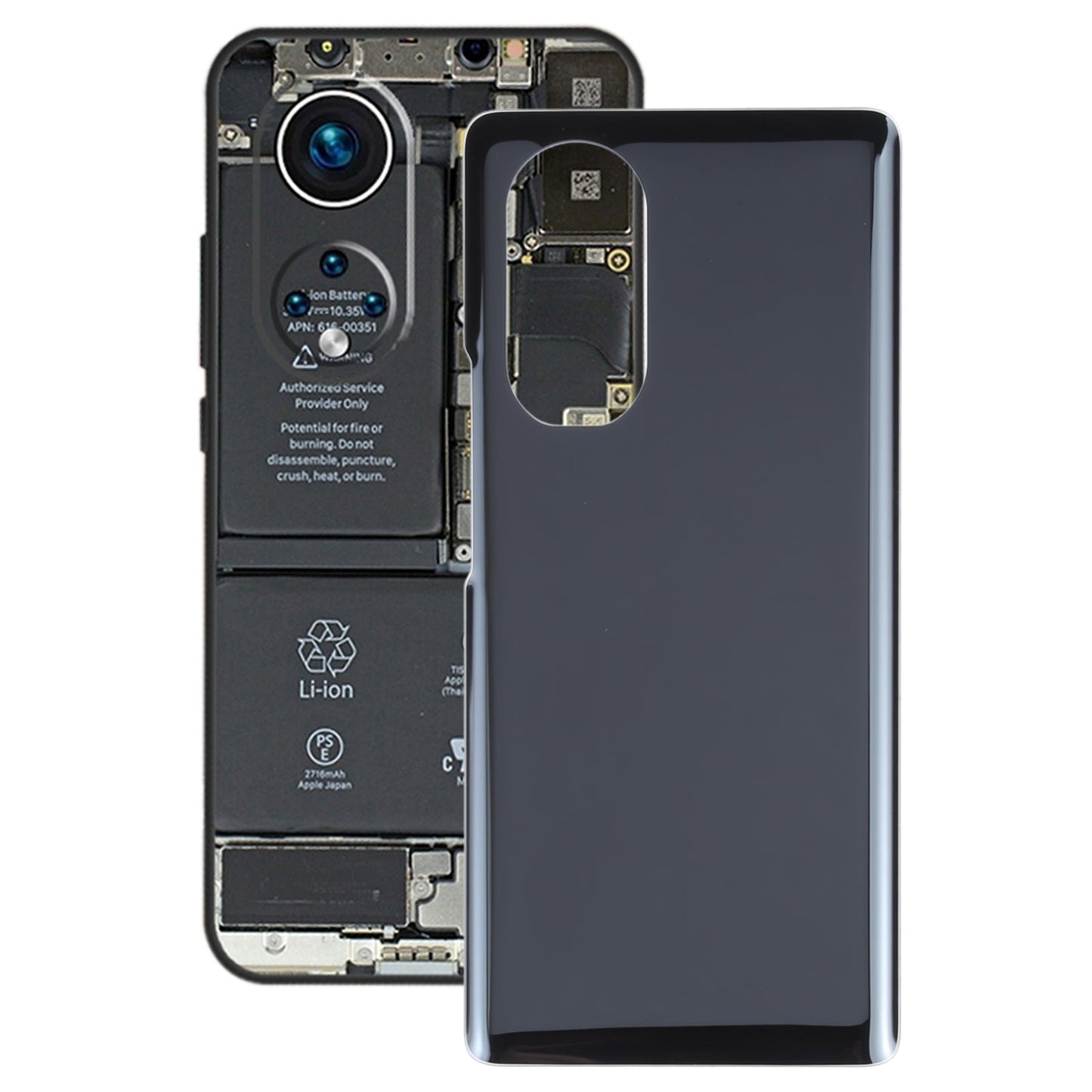 For Honor 50 Battery Back Cover(Black)