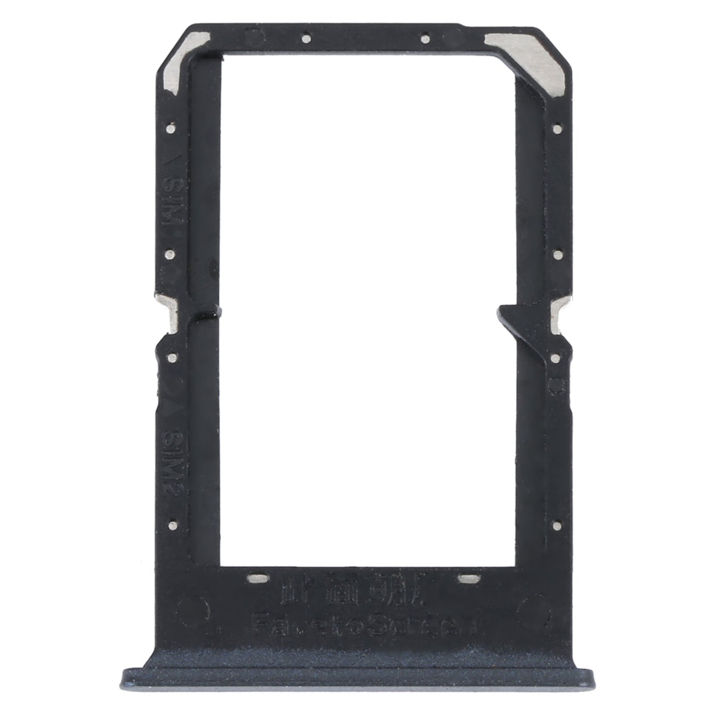 For OPPO A72 4G / A92 4G SIM Card Tray + SIM Card Tray (Black)