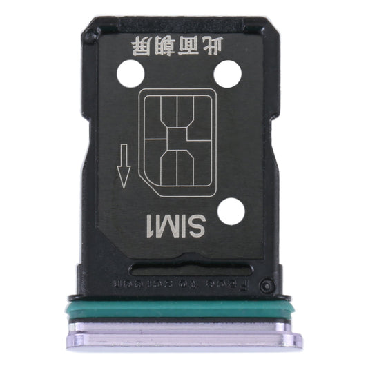 For OPPO Reno4 5G SIM Card Tray + SIM Card Tray (Purple)