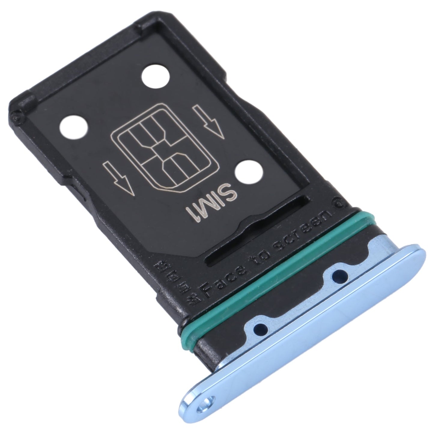 For OPPO Reno4 Pro 5G  SIM Card Tray + SIM Card Tray (Blue)