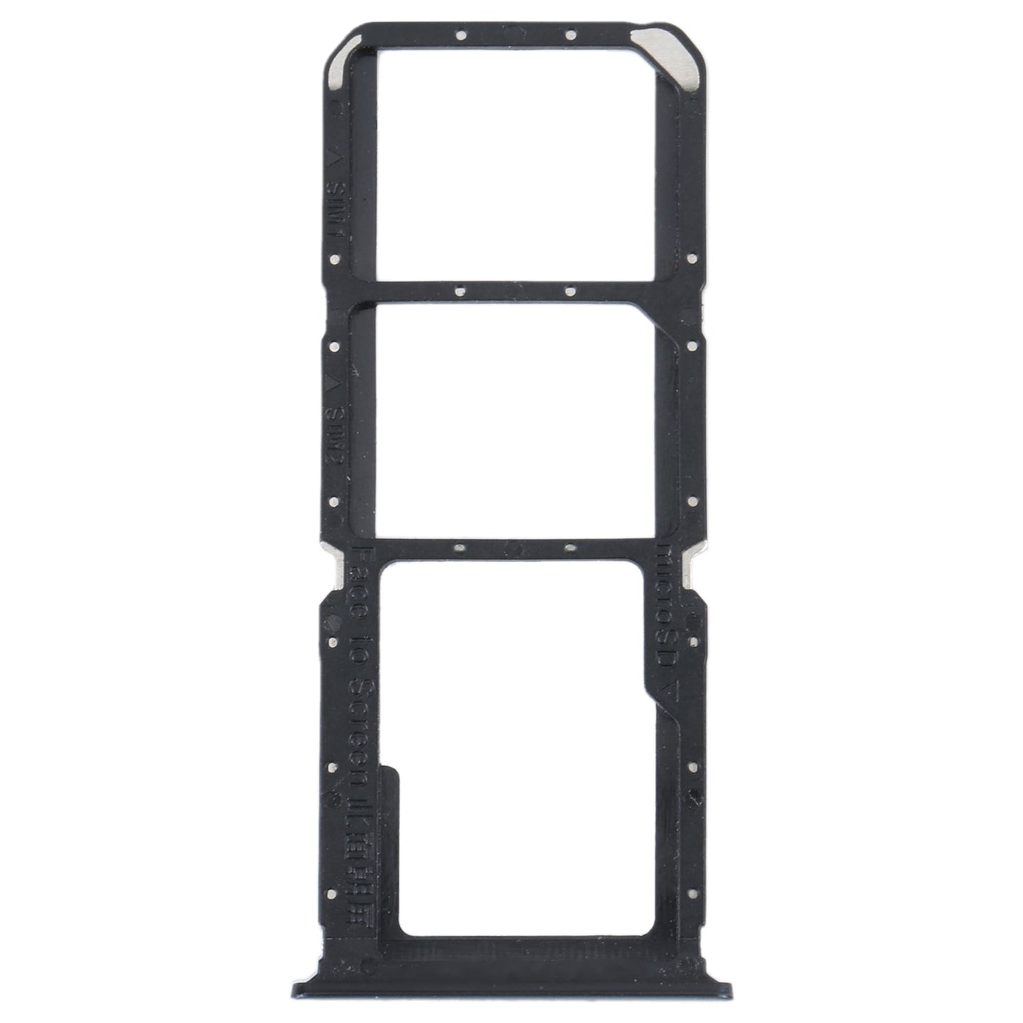 For OPPO A93s 5G SIM Card Tray + SIM Card Tray + Micro SD Card Tray (Grey)