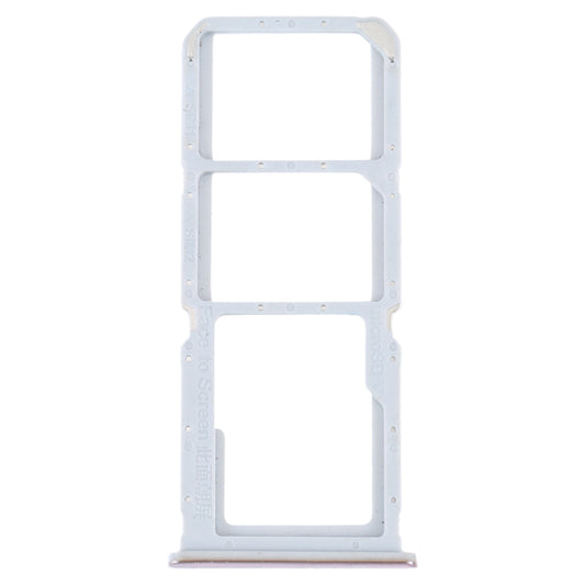 For OPPO A55 5G / A53S 5G SIM Card Tray + SIM Card Tray + Micro SD Card Tray (Gold)