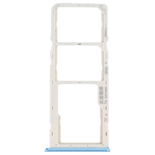 For OPPO A16K SIM Card Tray + SIM Card Tray + Micro SD Card Tray (Blue)