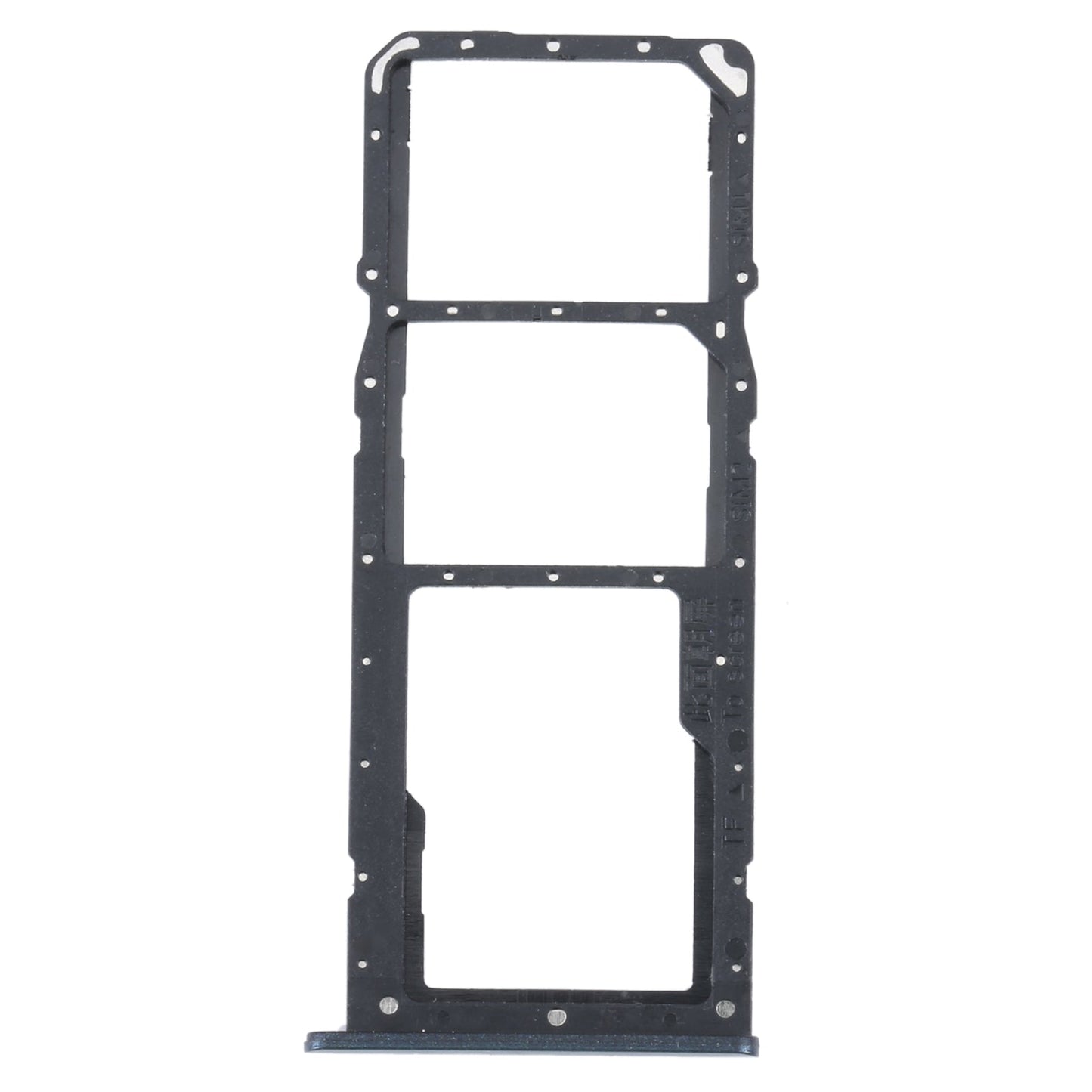 For Realme C31 SIM Card Tray + SIM Card Tray + Micro SD Card Tray (Black)