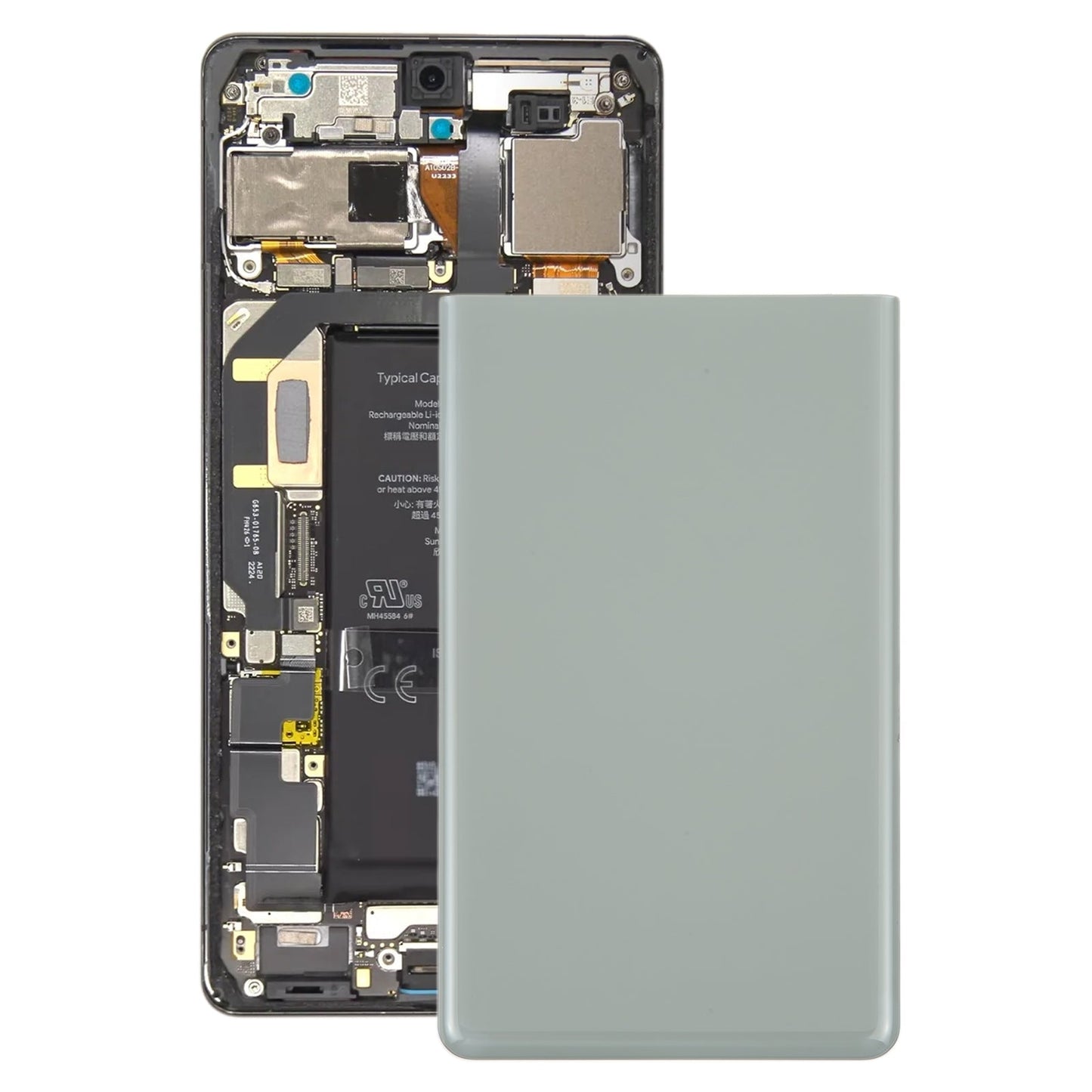 For Google Pixel 7 Pro OEM Battery Back Cover(Grey)