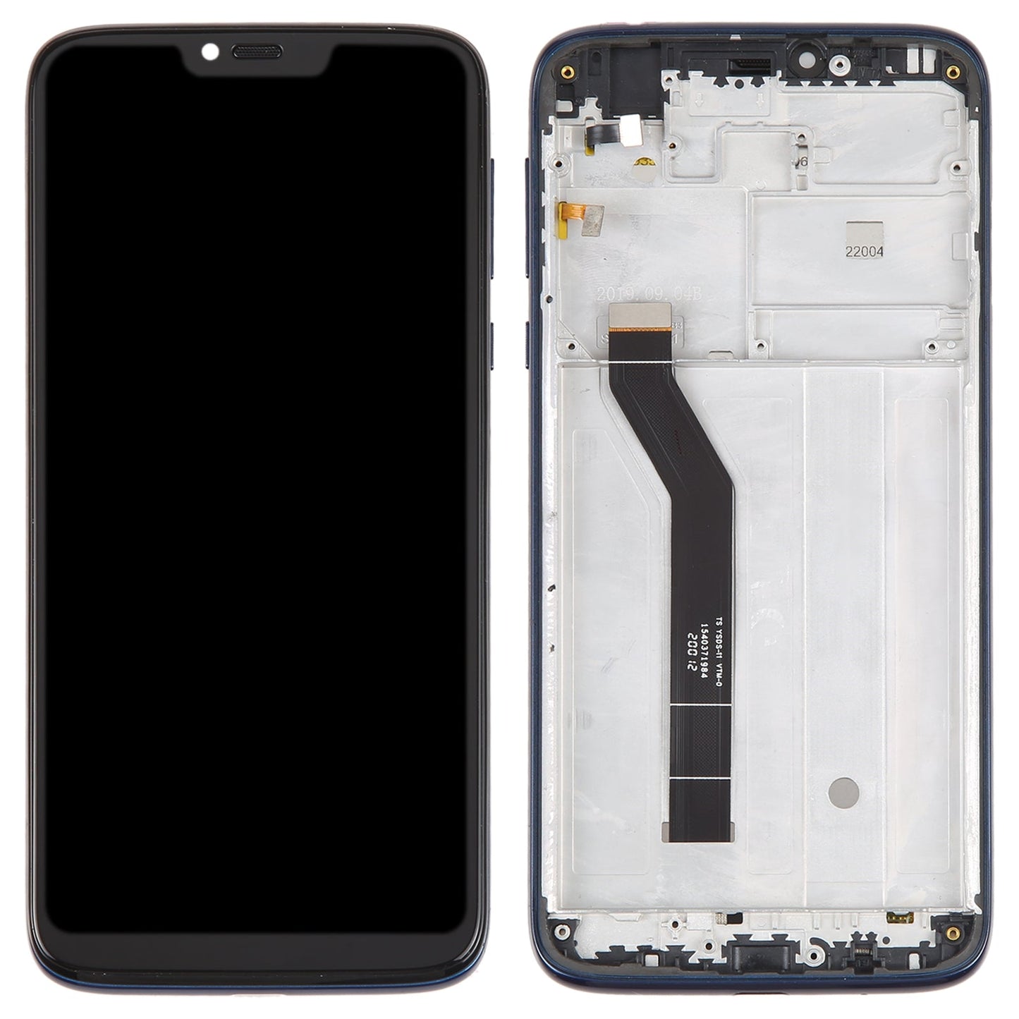 Original LCD Screen For Motorola Moto G7 Power BRA Edition Digitizer Full Assembly With Frame(Blue)