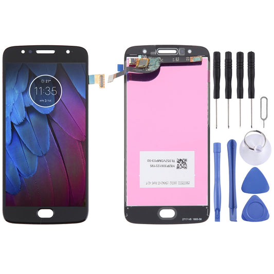 Original LCD Screen For Motorola Moto G5s with Digitizer Full Assembly(Black)