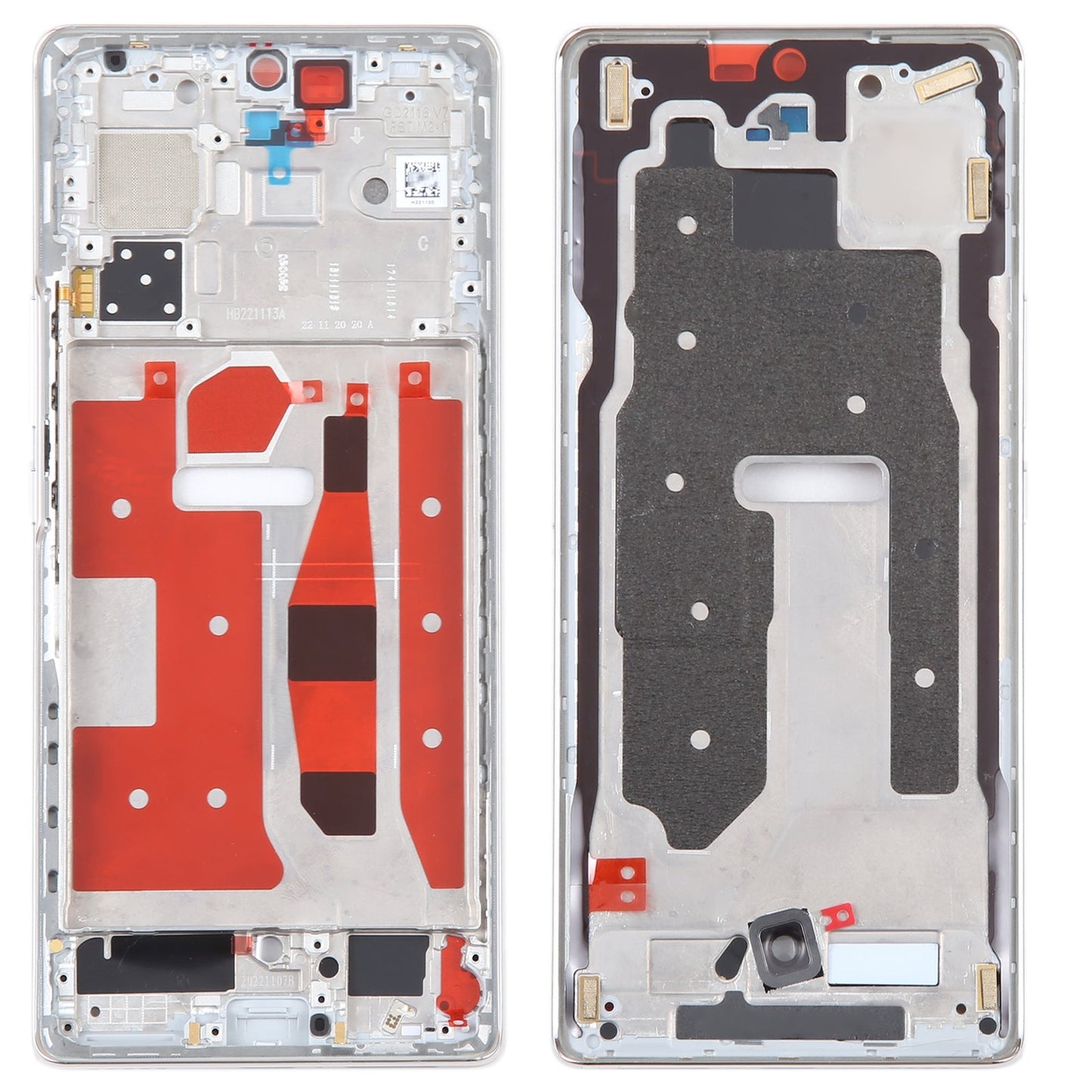 For Honor 60 Front Housing LCD Frame Bezel Plate(Gold)