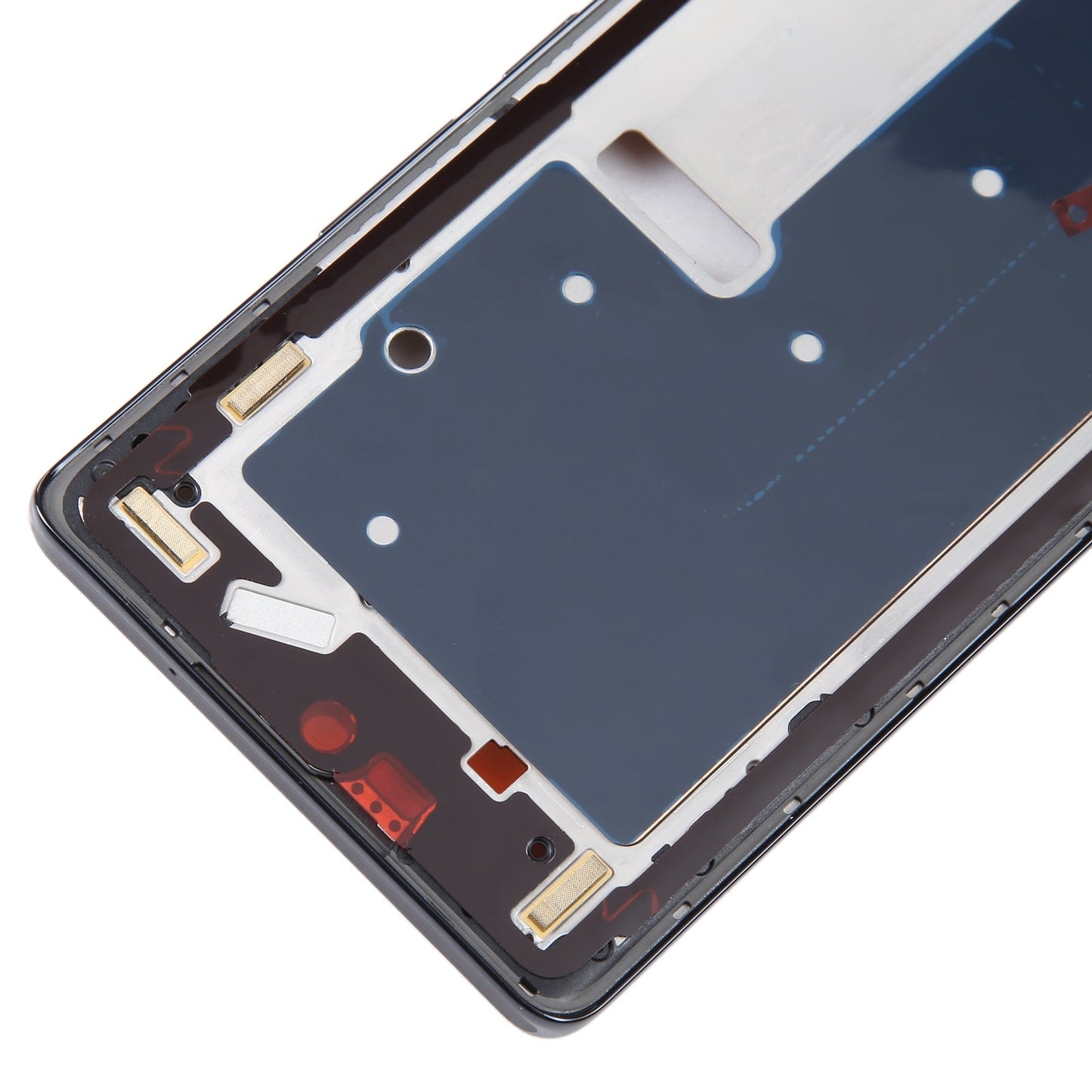 For Honor 80 Front Housing LCD Frame Bezel Plate(Black)
