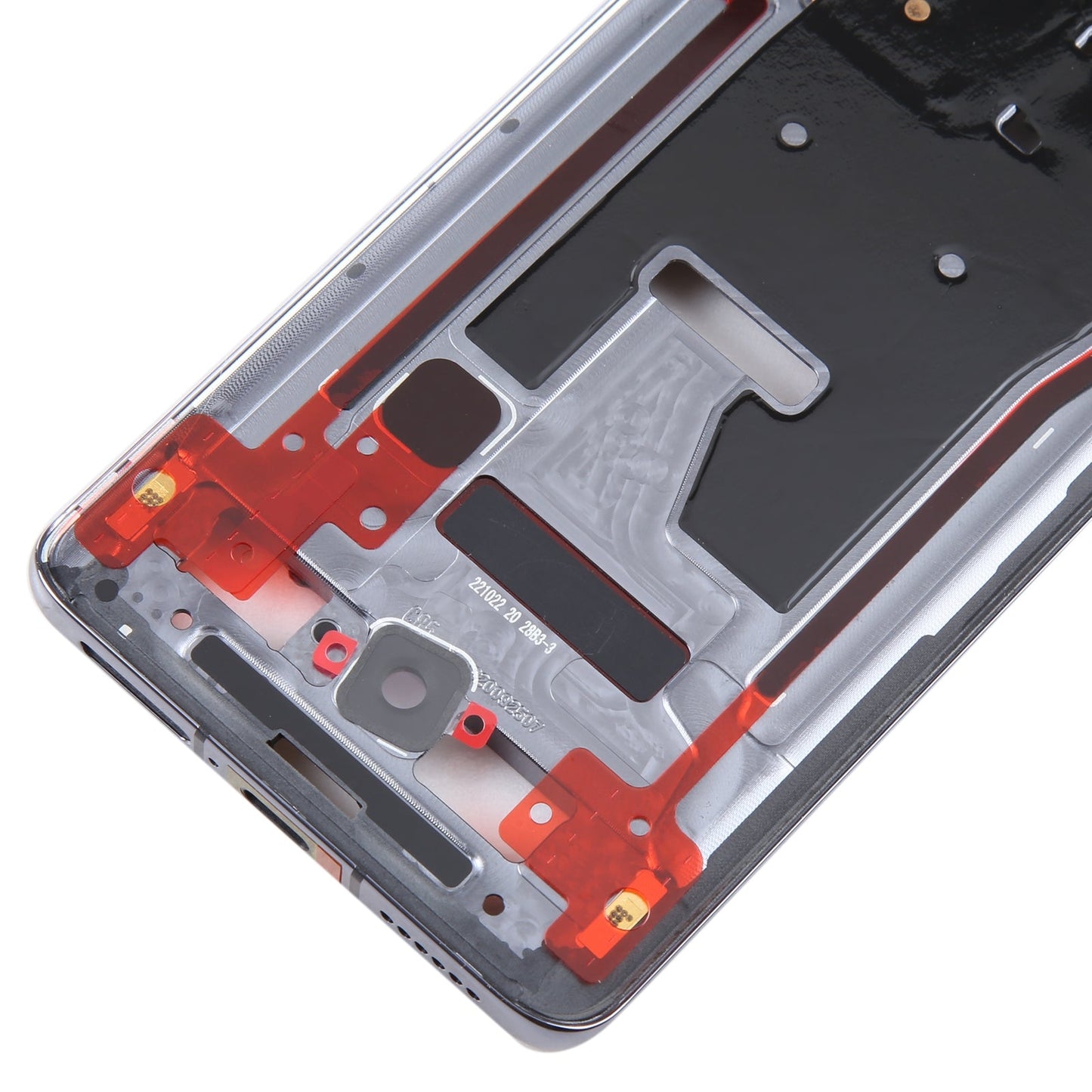 For Huawei P50 Pro Front Housing LCD Frame Bezel Plate(Black)