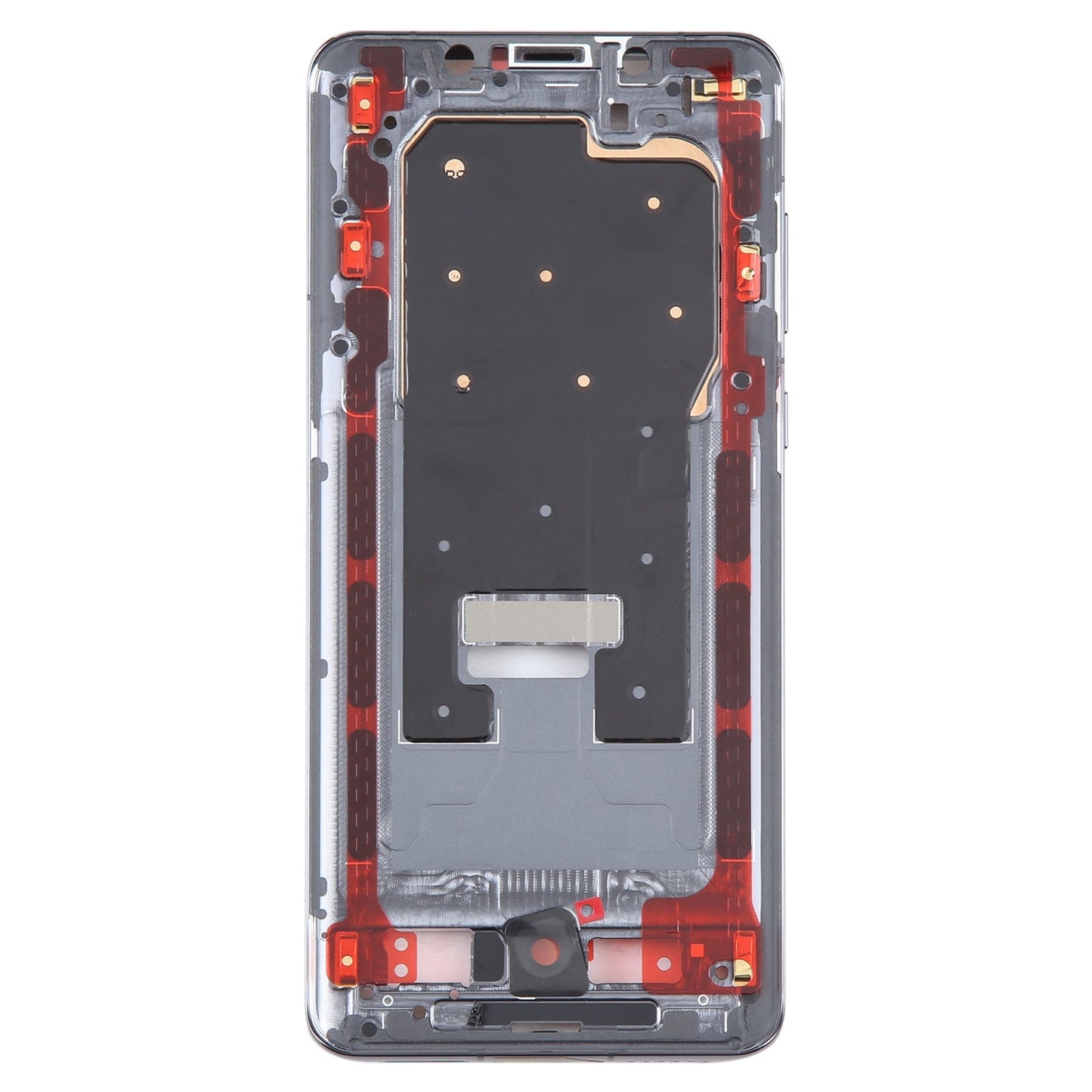 For Huawei Mate 50 Pro Front Housing LCD Frame Bezel Plate(Black)