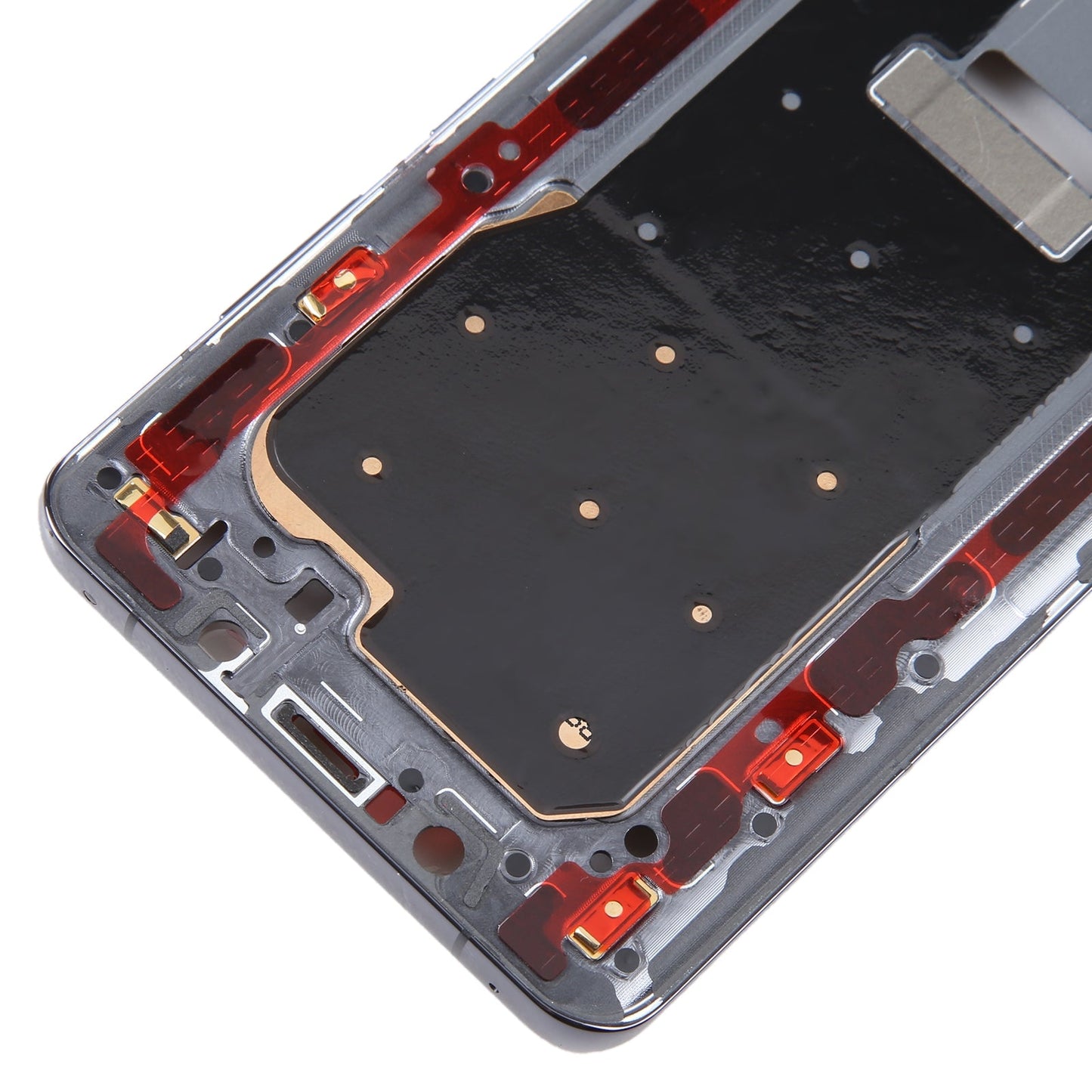 For Huawei Mate 50 Pro Front Housing LCD Frame Bezel Plate(Black)