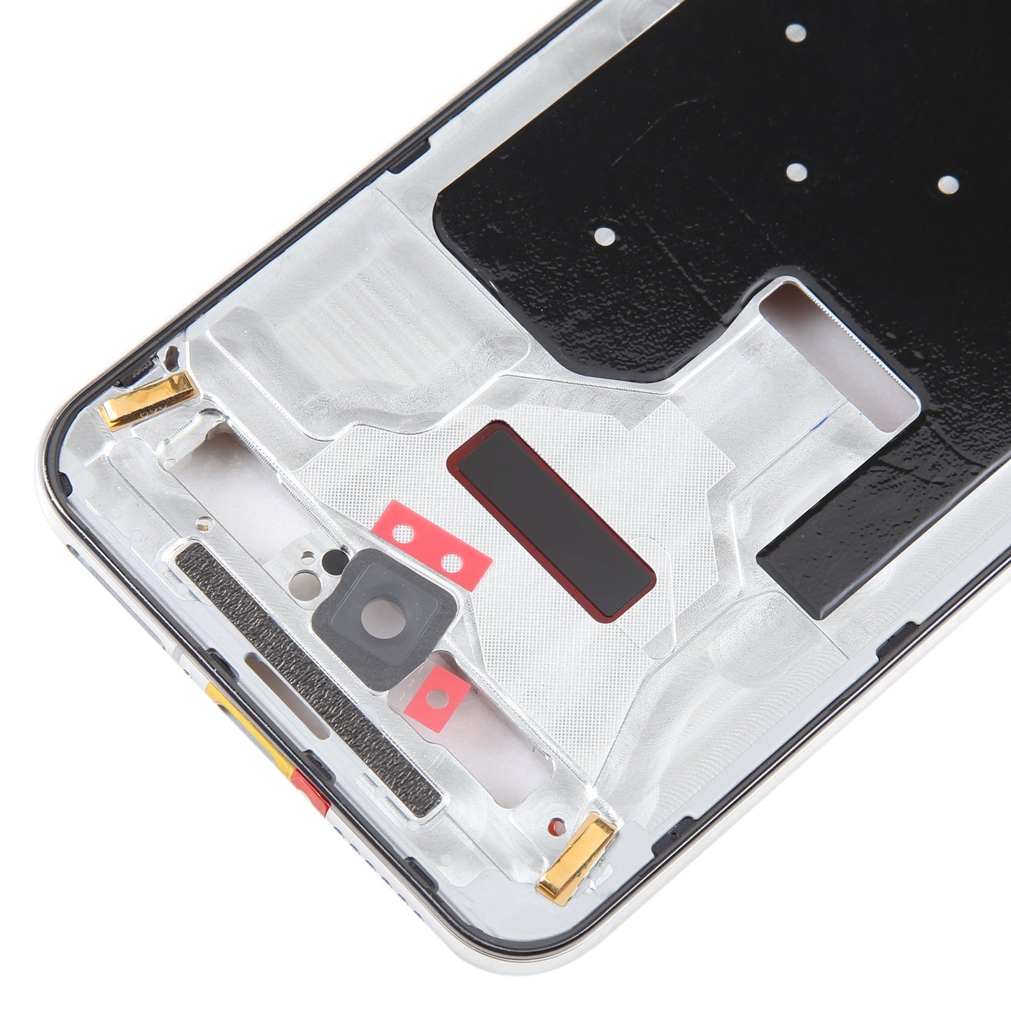 For Huawei P50 Front Housing LCD Frame Bezel Plate(Silver)
