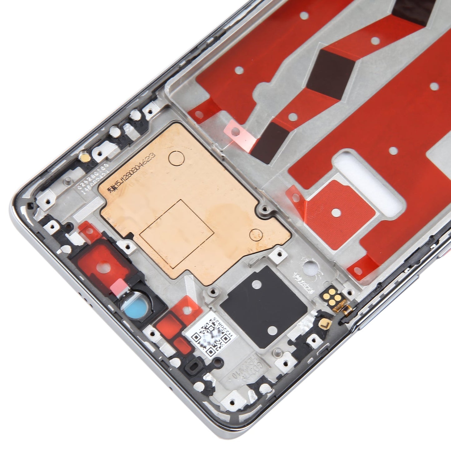 For Huawei nova 10 Front Housing LCD Frame Bezel Plate(Silver)