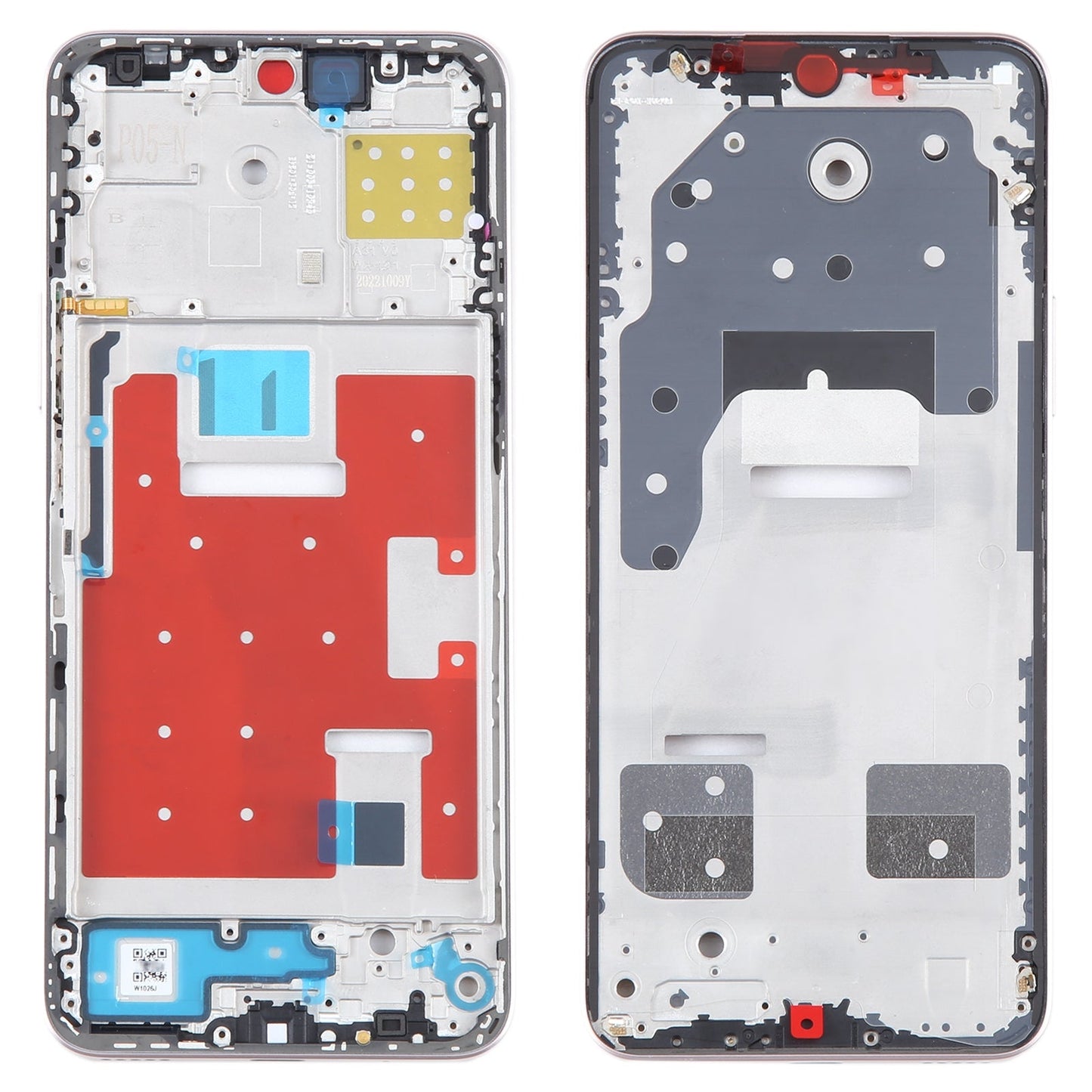 For Honor X8a Front Housing LCD Frame Bezel Plate(Gold)