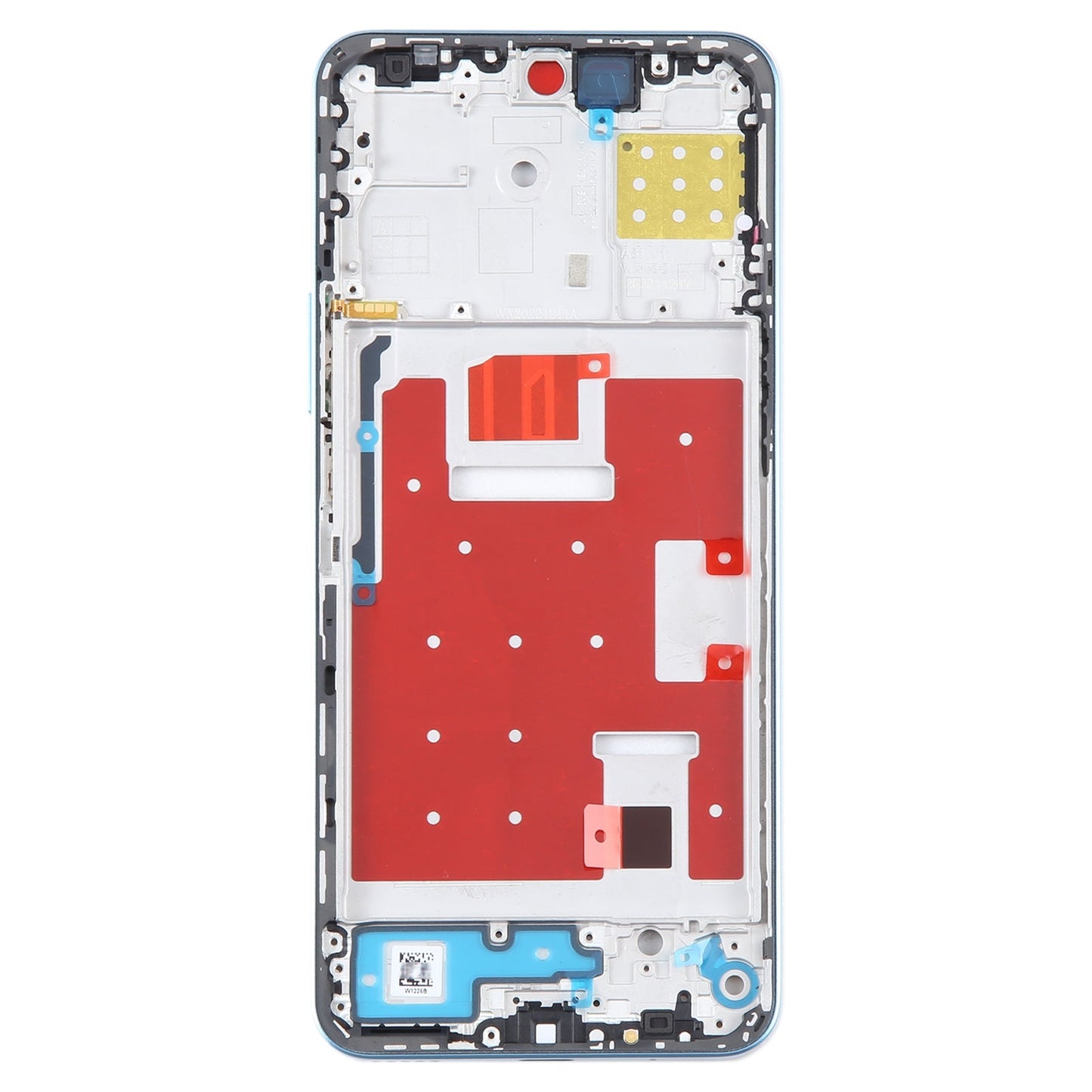 For Honor X8a Front Housing LCD Frame Bezel Plate(Blue)