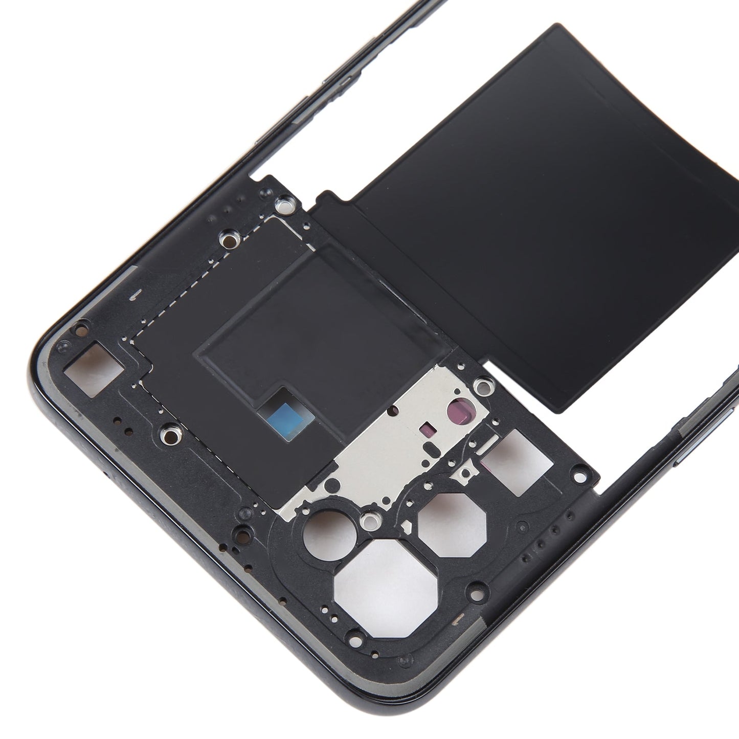 For OPPO Reno5 5G Original Middle Frame Bezel Plate (Black)