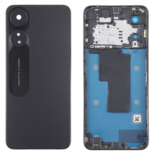For OPPO A58 5G Original Battery Back Cover with Middle Frame(Black)
