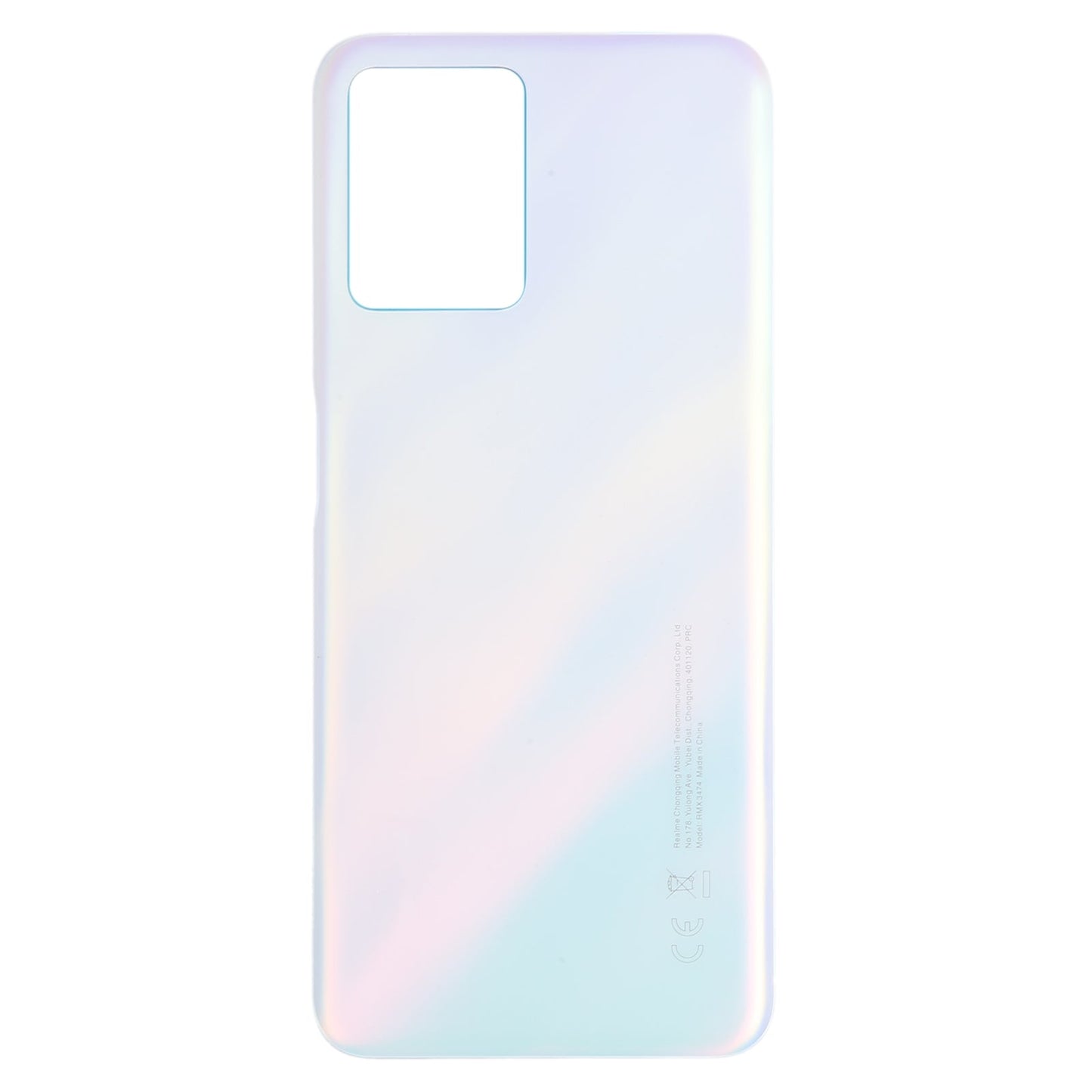 For Realme 9 5G Original Battery Back Cover(White)